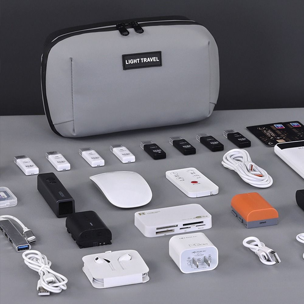 Tech Accessories Types - Portable Data Cable Storage Bag Large