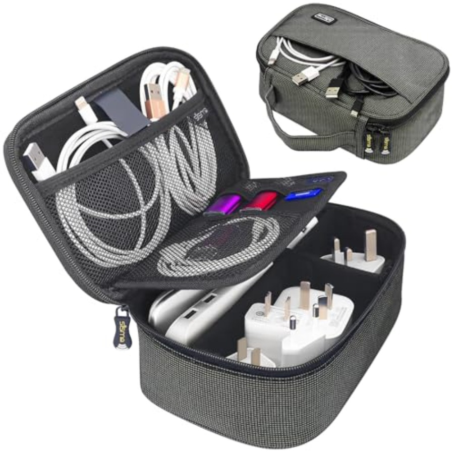 Tech Accessories Travel - Travel Electronics Organizer Small Carrying Case