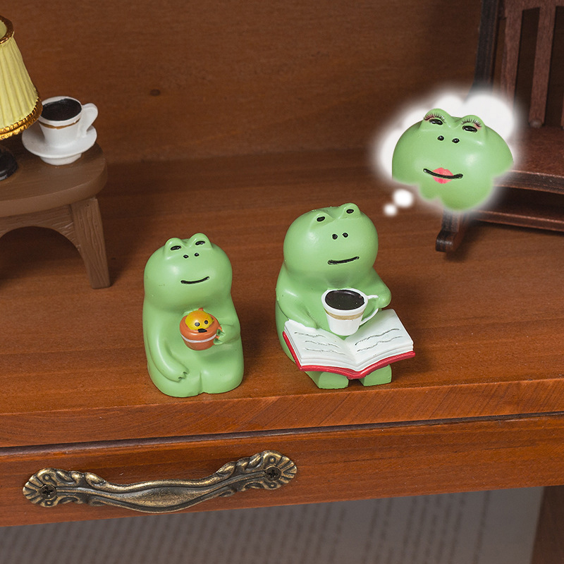 Cartoon Frog Rocking Chair Tab - Tech Accessories For Office Desk ulasan dan harga