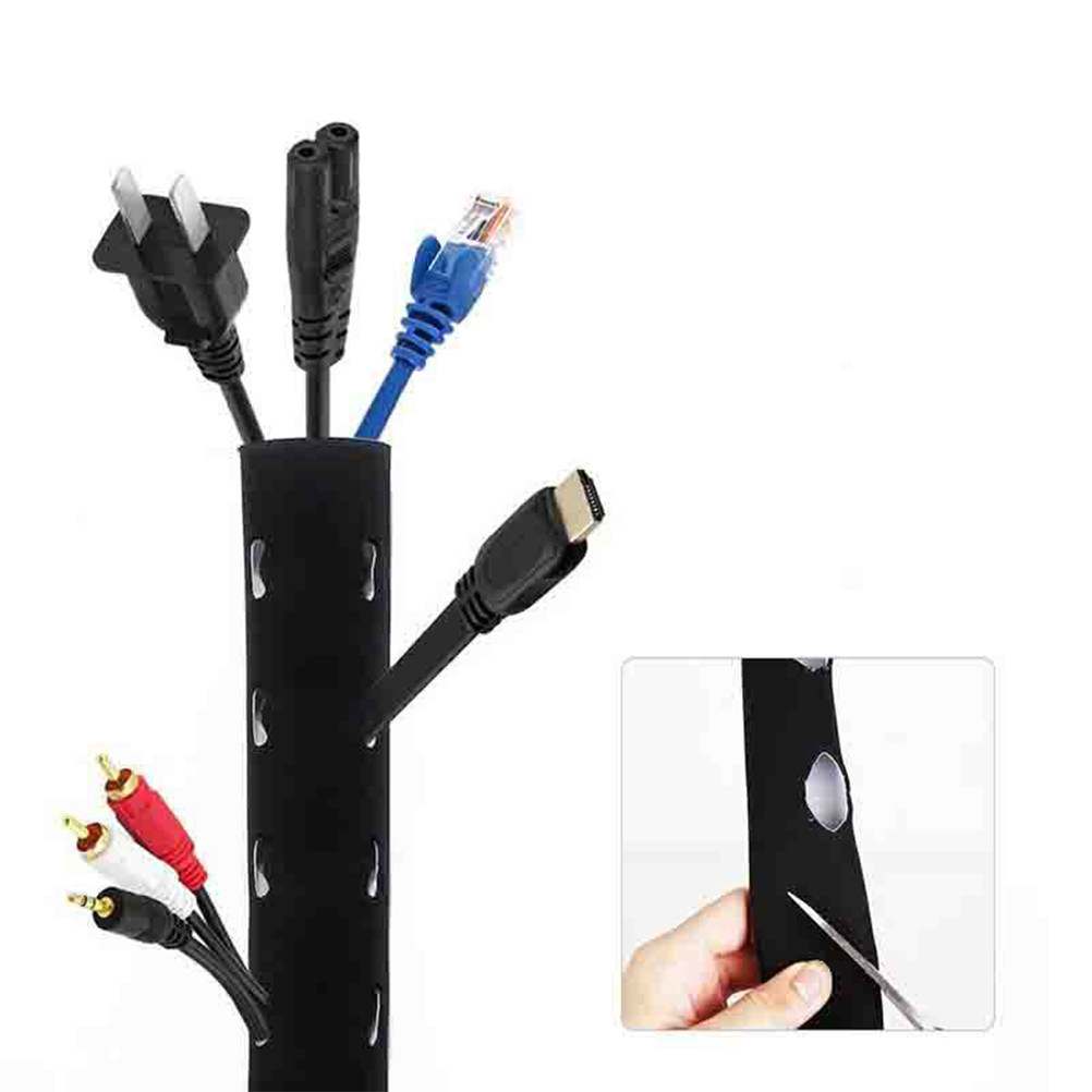 2Pcs Cable Management Sleeve P - Cable Sleeve Neoprene ulasan dan harga