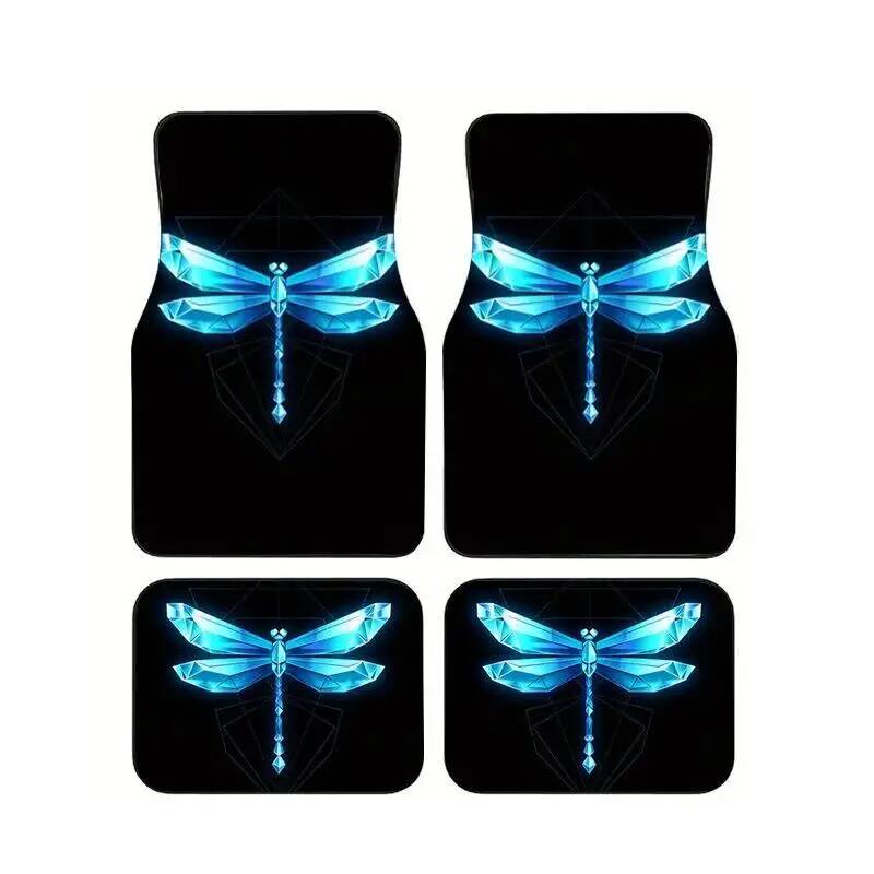 4Pcs Blue Crystal Dragonfly Bl - Universal Tech Accessories ulasan dan harga