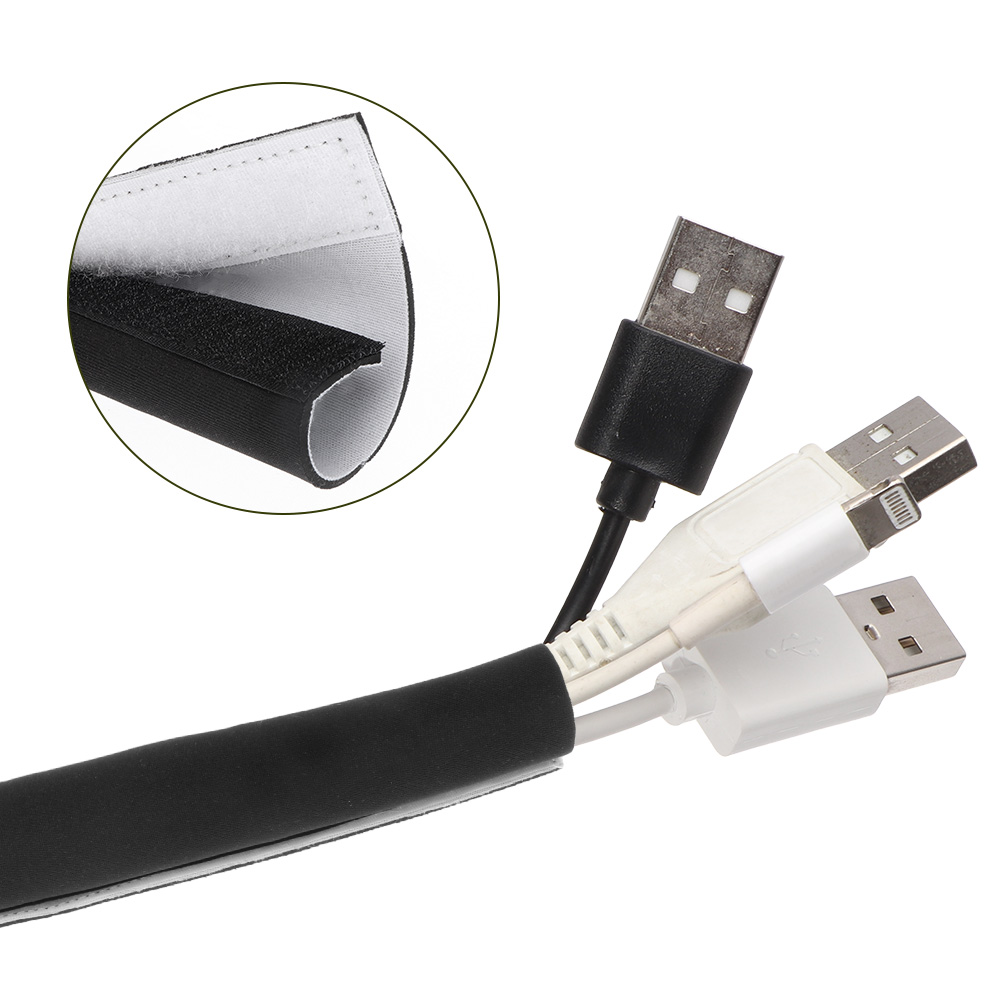 DIY Cable Management Sleeve Br - Cable Sleeve Neoprene ulasan dan harga