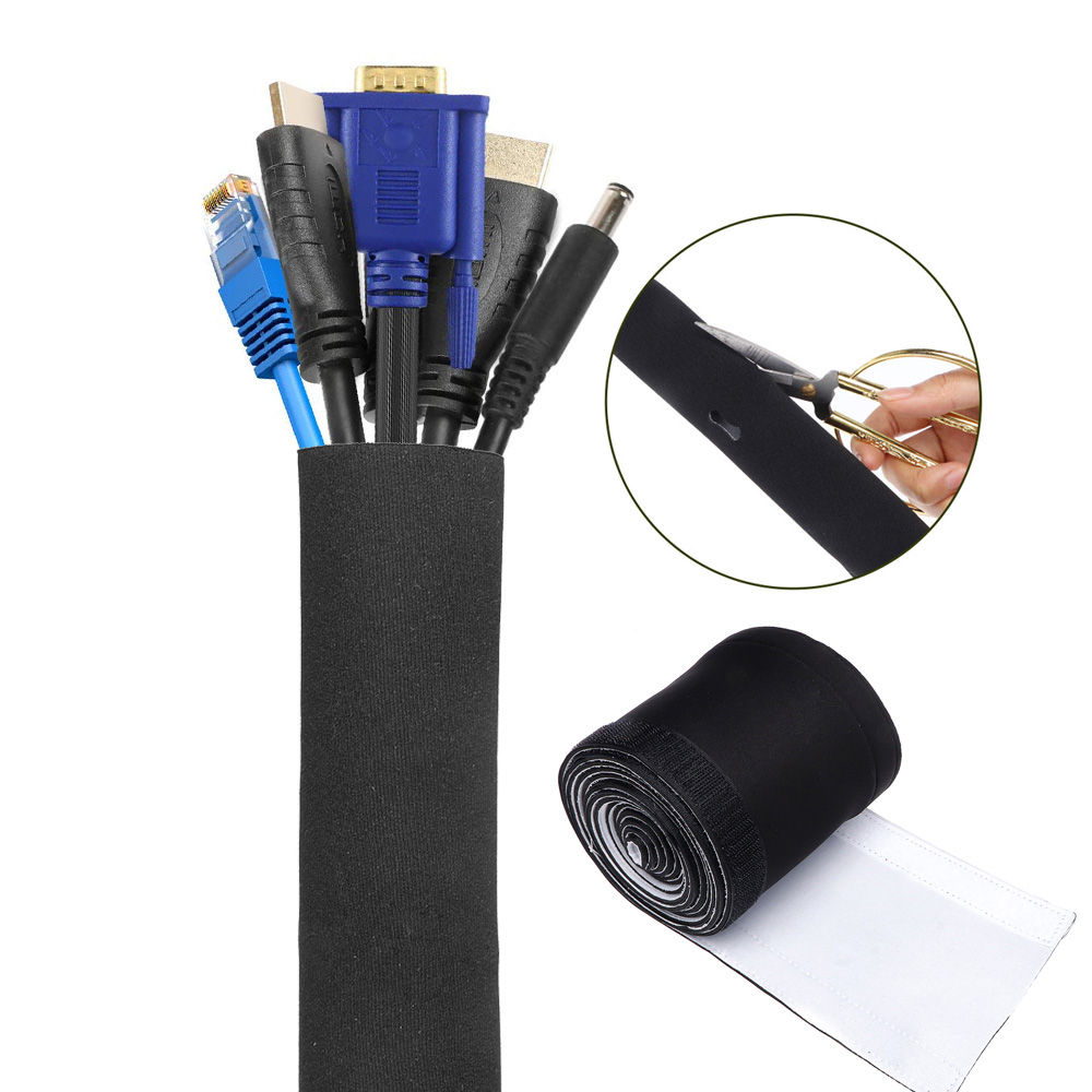 DIY Cable Management Sleeve Br - Cable Sleeve Neoprene ulasan dan harga