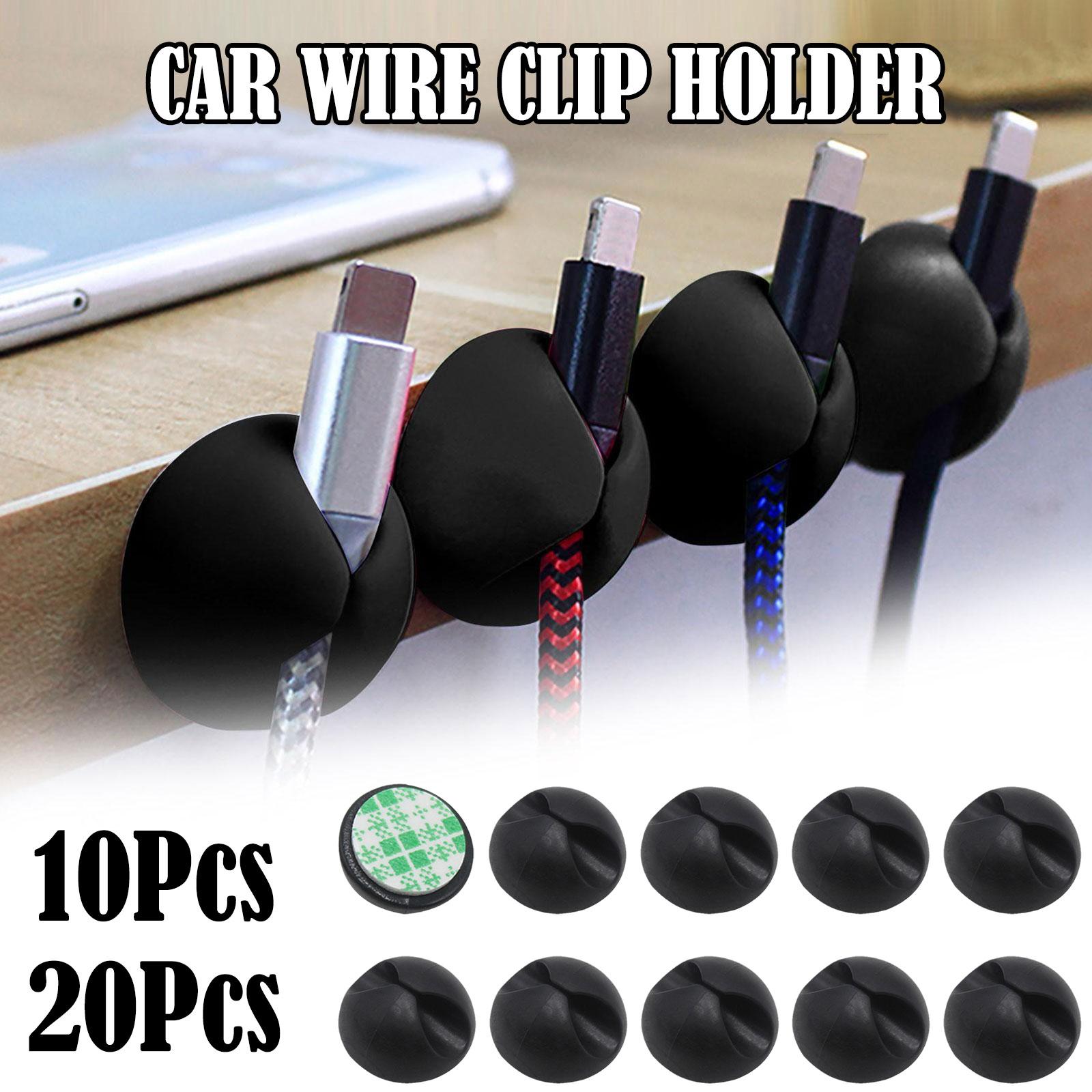 Car Dashboard Data Cable Clip  - Tech Accessories For Office Desk ulasan dan harga