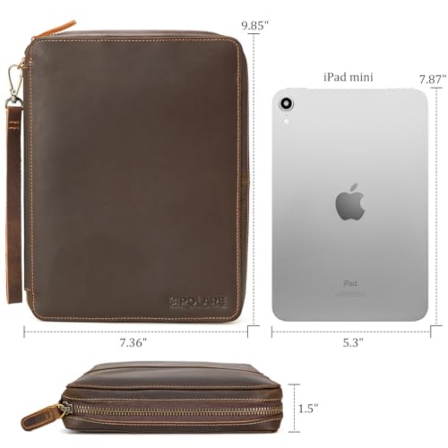 Polare Full Grain Leather Trav - Tech Accessories Travel ulasan dan harga