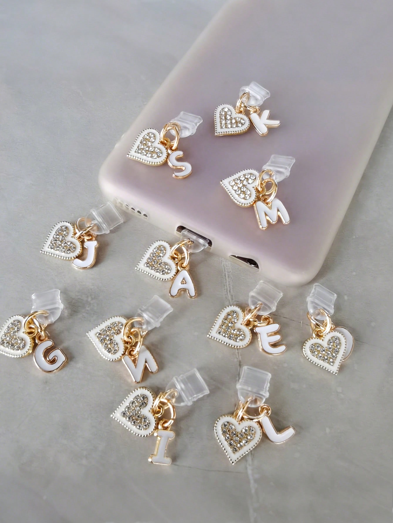Cute Sparkling Rhinestone Hear - Tech Accessories Types ulasan dan harga