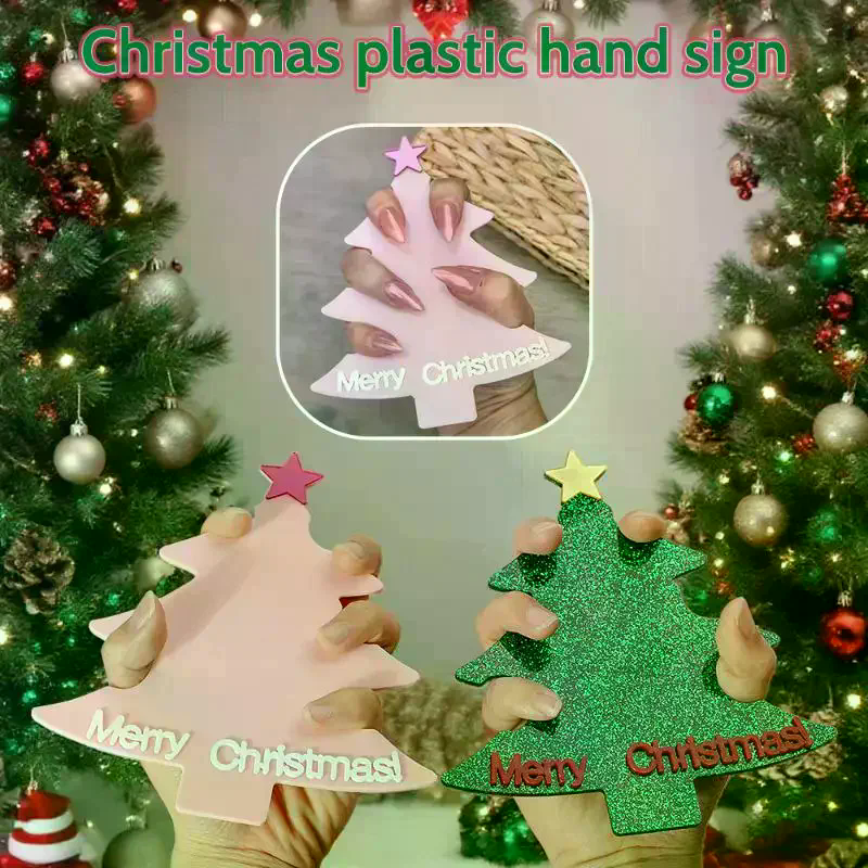 Christmas Tree Nail Art Displa - Tech Accessories Board ulasan dan harga
