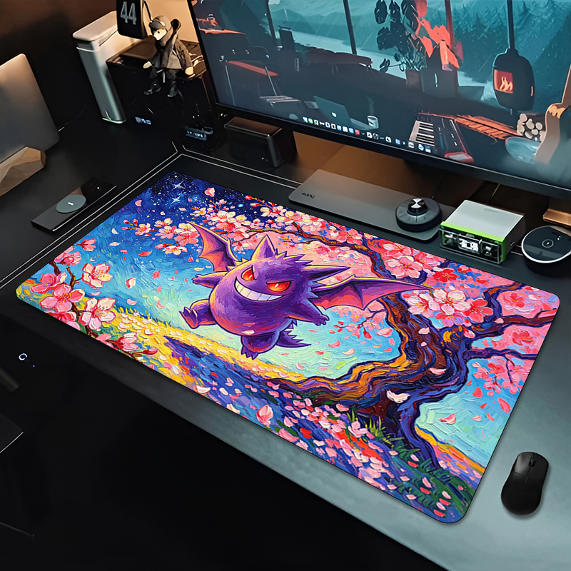 Mouse Pad sakura Gengar Gaming - Tech Accessories For Office Desk ulasan dan harga