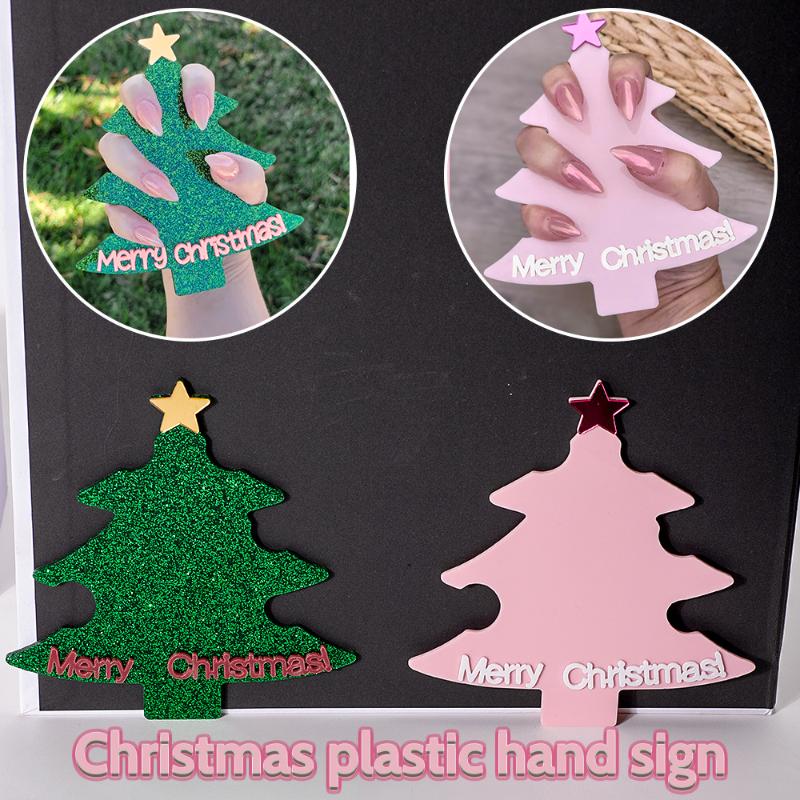 Christmas Tree Nail Art Displa - Tech Accessories Board ulasan dan harga
