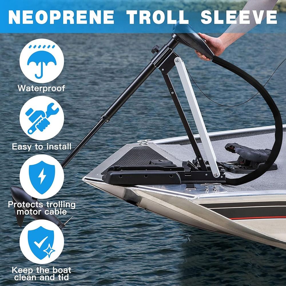 Trolling Motor Cable Organizer - Cable Sleeve Neoprene ulasan dan harga