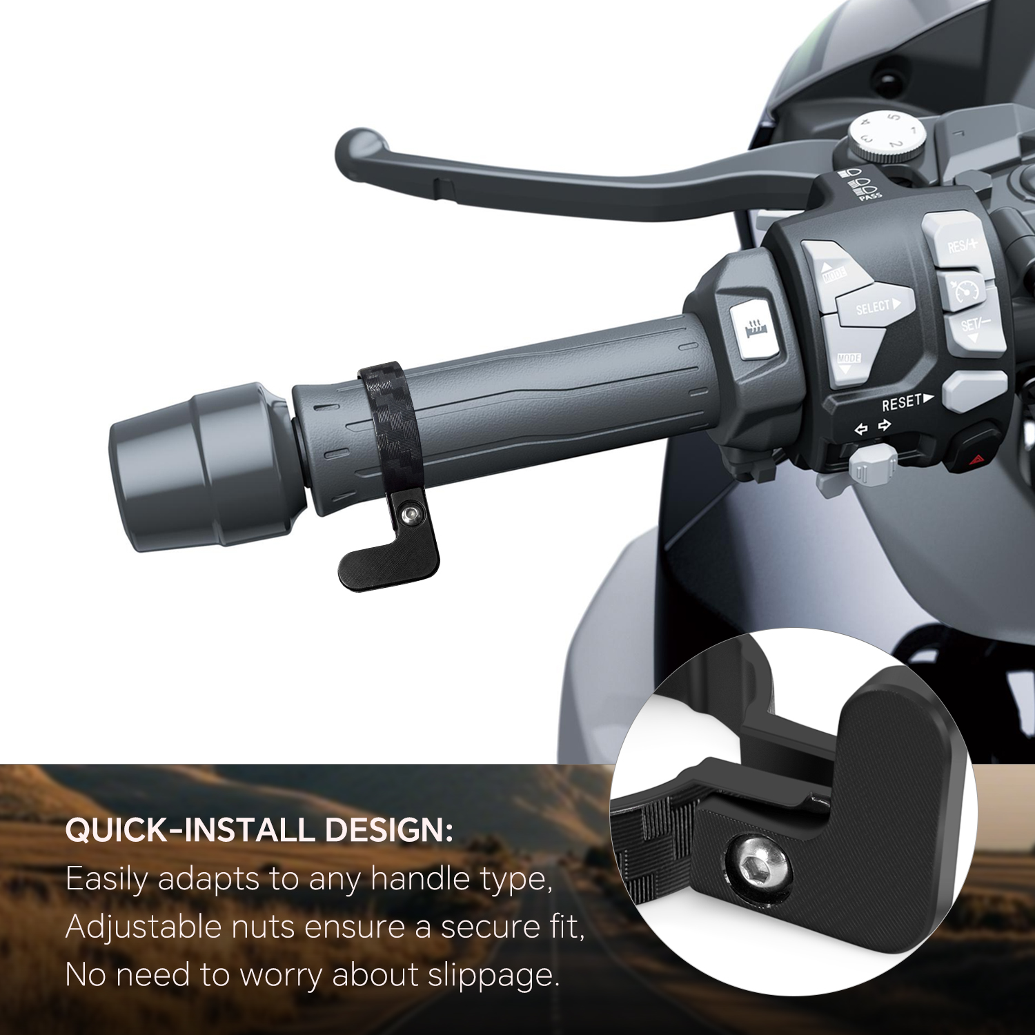 tmax Motorcycle CNC Universal  - Universal Tech Accessories ulasan dan harga