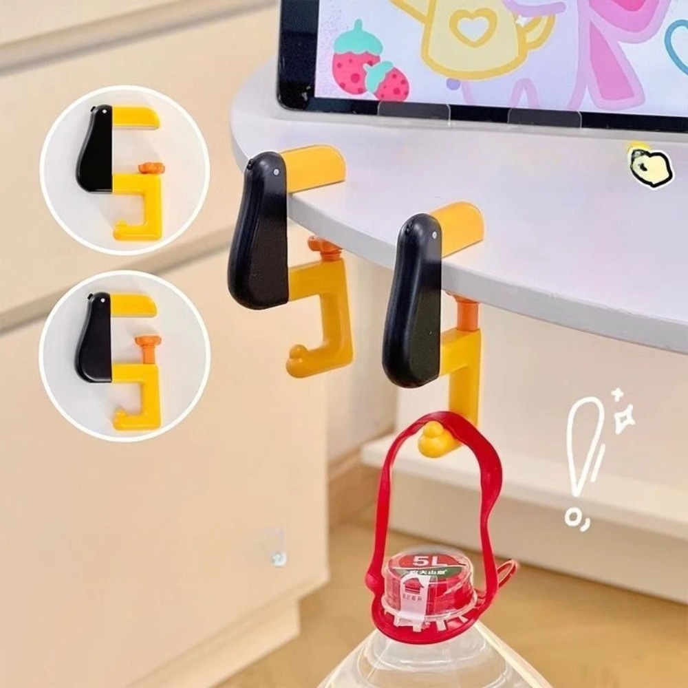 1pc Duck Shaped S Type Foldabl - Tech Accessories For Office Desk ulasan dan harga