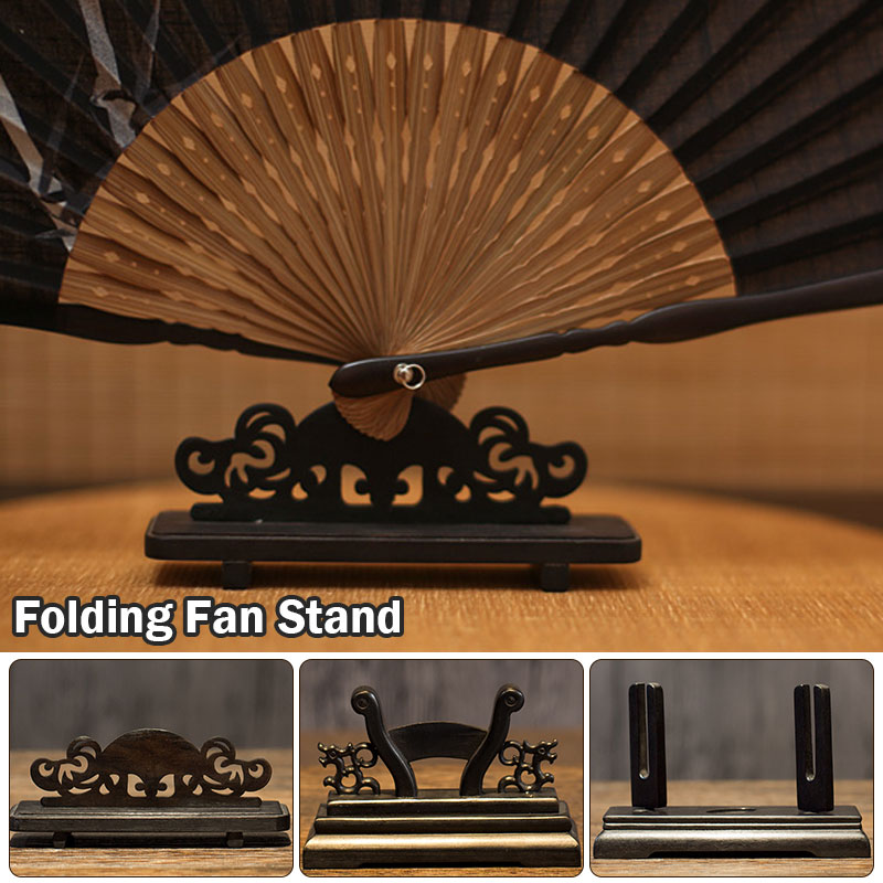 Vintage Art Style Folding Fan  - Tech Accessories For Office Desk ulasan dan harga