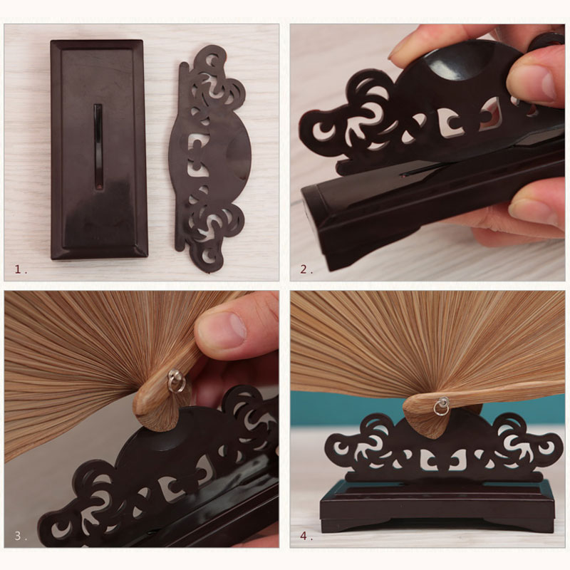 Vintage Art Style Folding Fan  - Tech Accessories For Office Desk ulasan dan harga