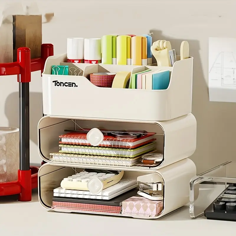 3 Layers Desk Organizer With D - Tech Accessories For Office Desk ulasan dan harga