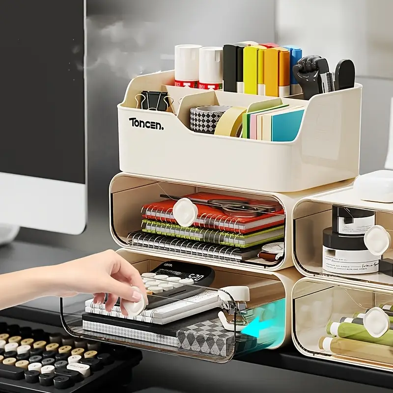 3 Layers Desk Organizer With D - Tech Accessories For Office Desk ulasan dan harga